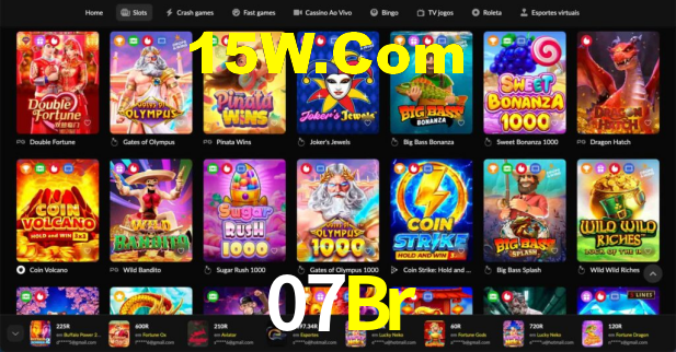 07Br: Seu Cassino Premiado com Pagamentos Rápidos